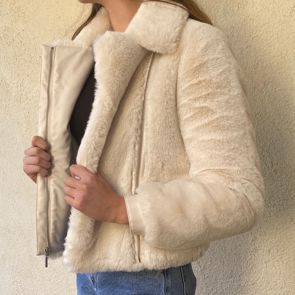 J Brand Faux Fur Jacket
